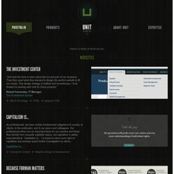 Unit Interactive - Website, Application, and eBook Design and Development - Portfolio
