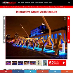 Interactive Street Architecture : montreal street art