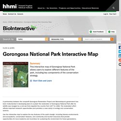 Gorongosa National Park Interactive Map