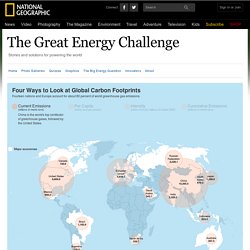 Interactive Map: Four Ways to Look at Carbon Footprints