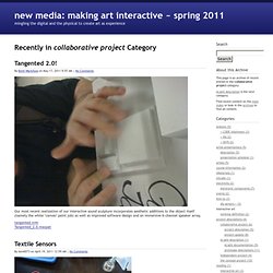 new media: making art interactive ~ spring 2011: collaborative project Archives