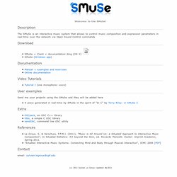 The SMuSe: a situated interactive music composition system