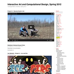 Interactive Art and Computational Design, Spring 2012 » Project 4