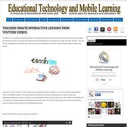 TeachEm Create Interactive Lessons from YouTube Videos