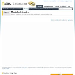Research: MapMaker Interactive - National Geographic