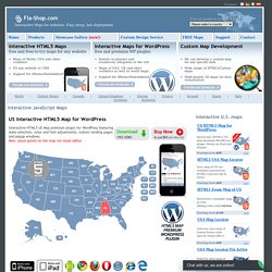 US Interactive HTML5 Map for WordPress