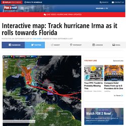 Interactive map: Track hurricane Irma as it rolls towards Florida