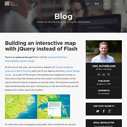 Building an interactive map with jQuery instead of Flash - New M