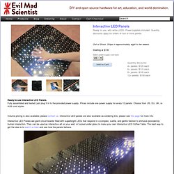 Interactive LED Panels
