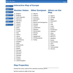 Interactive map of Europe