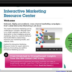IBM - Interactive Marketing Resource Center - Home