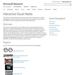 Interactive Visual Media