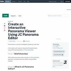 Create an Interactive Panorama Viewer Using JC Panorama Editor