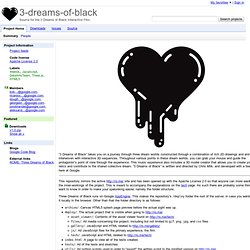 3-dreams-of-black - Source for the 3 Dreams of Black Interactive Film.