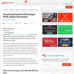 Create Interactive Prototypes With Adobe Fireworks - Smashing Magazine