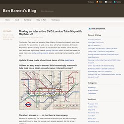 Making an Interactive SVG London Tube Map with Raphael JS