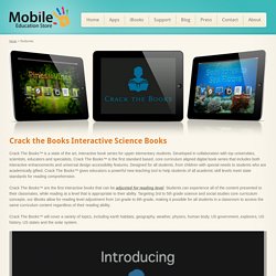 Crack the Books Interactive Science Books - Mobile Education Store