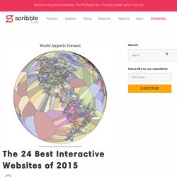 The 24 Best Interactive Websites of 2015 - ScribbleLive