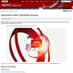 Interactive video: Synthetic viruses