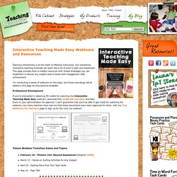 Interactive Teaching Resources