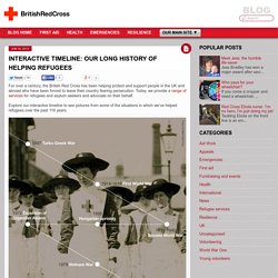 Interactive timeline: our long history of helping refugees
