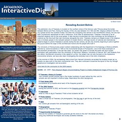 Interactive Dig Tiwanaku - Revealing Ancient Bolivia