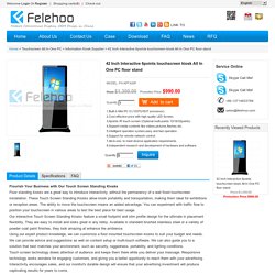 Touch Screen Standing Kiosks