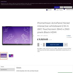 Buy Promethean Activpanel Nickel Interactive Whiteboard