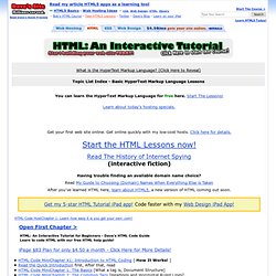 HTML tutorial for beginners