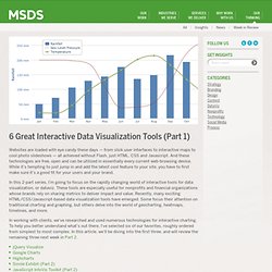 6 Great Interactive Data Visualization Tools (Part 1)