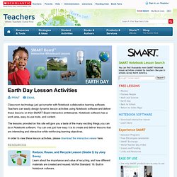 Earth Day Lessons for Teachers Using the SMART Board Interactive Whiteboard