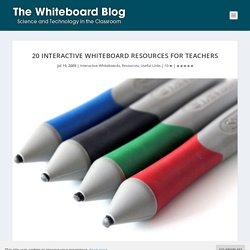 20 Interactive Whiteboard Resources for Teachers
