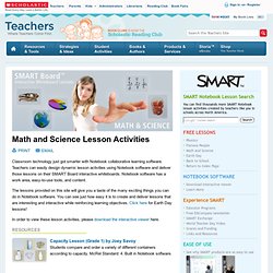 Math and Science Lessons for Teachers Using the SMART Board Interactive Whiteboard
