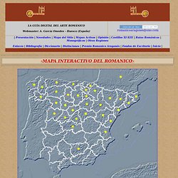 MAPA INTERACTIVO DEL ROMANICO ESPAÑOL