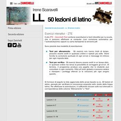 Esercizi interattivi – ZTE « Scaravelli – LL. 50 lezioni di latino