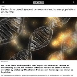 Earliest interbreeding event between ancient human populations discovered