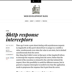 $http response interceptors