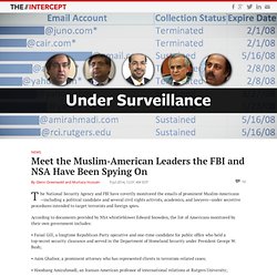 Meet the Muslim-American Leaders the FBI and NSA Have Been Spying On - The InterceptThe Intercept