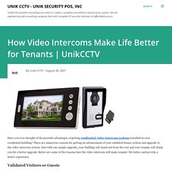 How Video Intercoms Make Life Better for Tenants