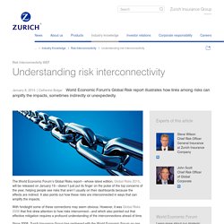 How are global risks connected?