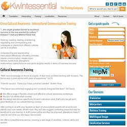 Kwintessential x-cultural awareness training