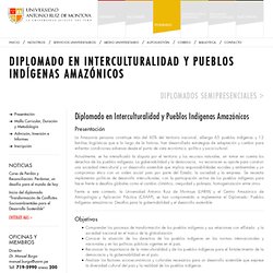 La Ruiz - Diplomado en Interculturalidad y Pueblos Indígenas Amazónicos