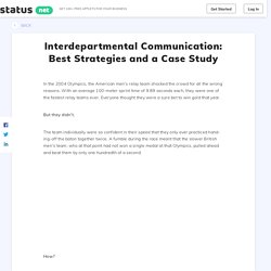 Best Strategies: Interdepartmental Communication [Case Study]