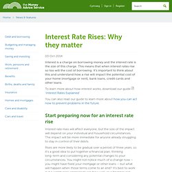 Interest Rate Rises: Why they matter