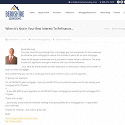 Simple Steps to Refinance a Mortgage - Berkshire Lending