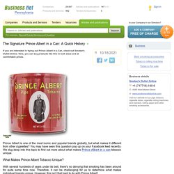 The Signature Prince Albert in a Can: A Quick History
