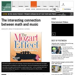 The interesting connection between math and music