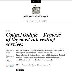 Coding Online – Reviews of the most interesting services