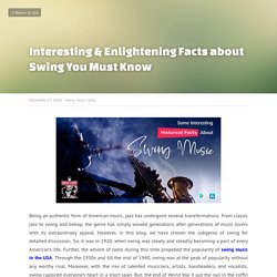 Interesting & Enlightening Facts about Swing You Must Know