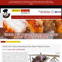 Check Out These Interesting Facts About Filipino Cuisine